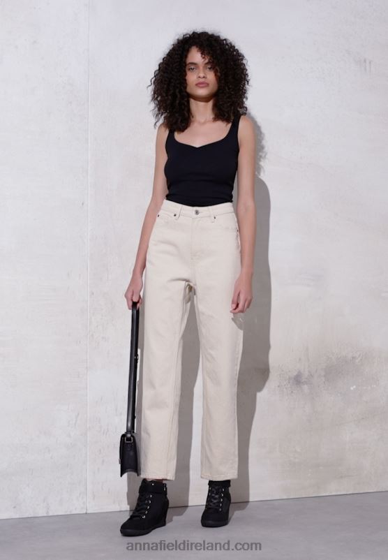 Z62T1228 Women Anna Field High-Top Trainers Black