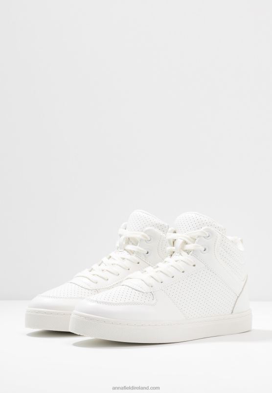 Z62T1233 Women Anna Field High-Top Trainers White