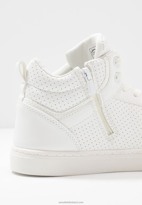 Z62T1233 Women Anna Field High-Top Trainers White
