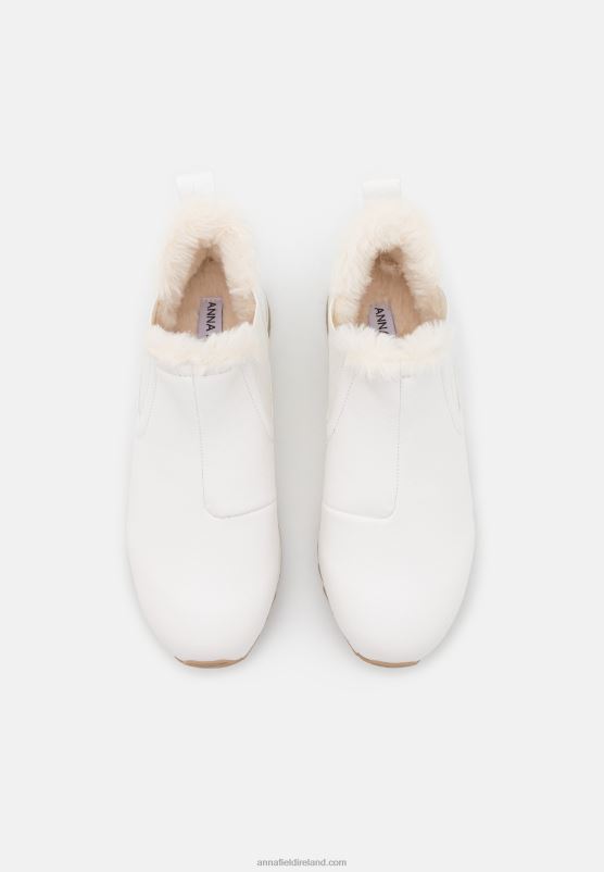 Z62T1236 Women Anna Field High-Top Trainers White