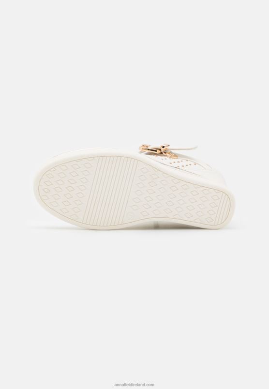 Z62T1239 Women Anna Field High-Top Trainers White
